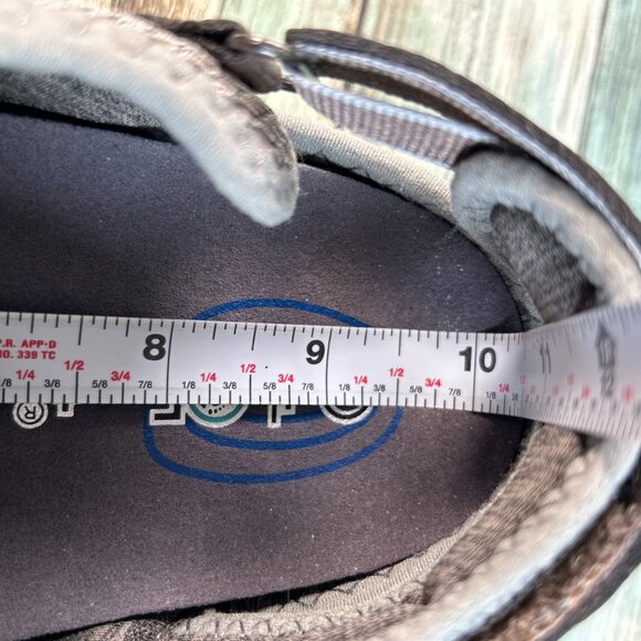 Orthofeet Verona Fisherman Sandals Womens 9W Pewter Faux Leather Comfort Casual - Picture 7 of 10